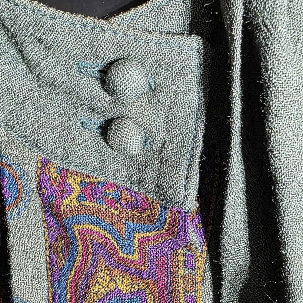 Vintage Givenchy En Plus Blouse 44 16W Wool - Picture 3 of 6